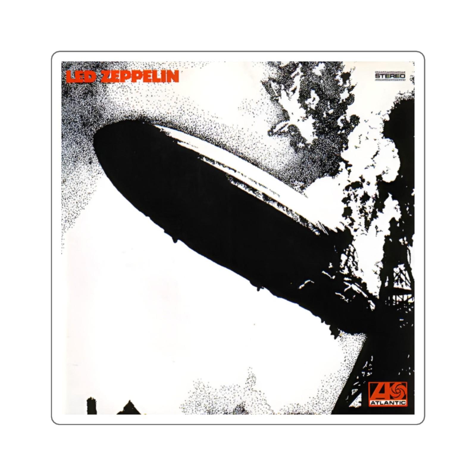 Led Zeppelin “Led Zeppelin I” Sticker | Classic Rock Album Decal