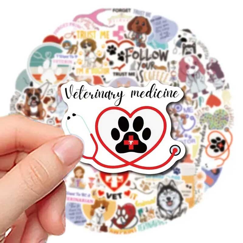 VET Vinyl Stickers [B]Future VETERINARIAN Animal Doctor DOG CAT~WATERPROOF Decal