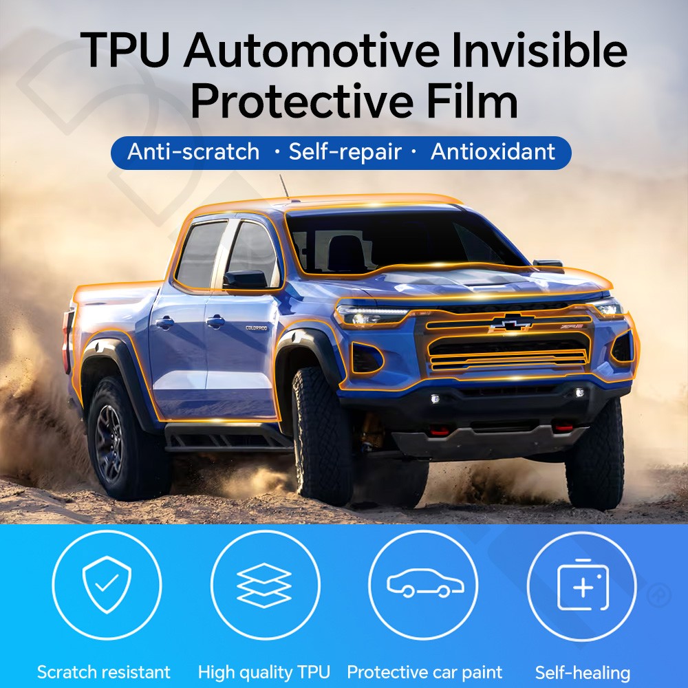 Chevrolet Colorado ZR2 2023-2024 Full Car PreCut Paint Protection Film Gloss PPF