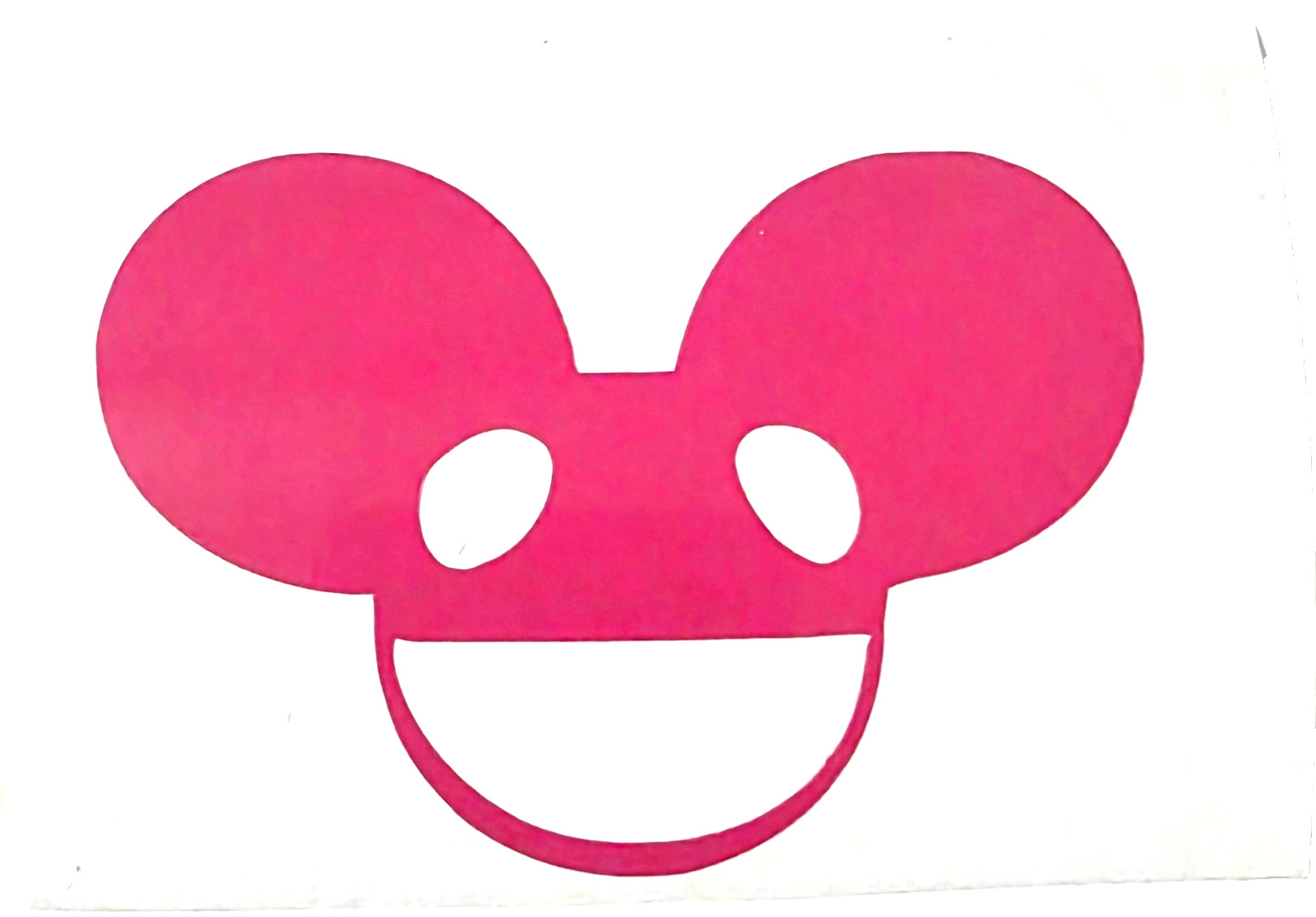 Hot Pink Deadmau5 3.5 Inches Vinyl Decal Sticker For Any Surface 1/25