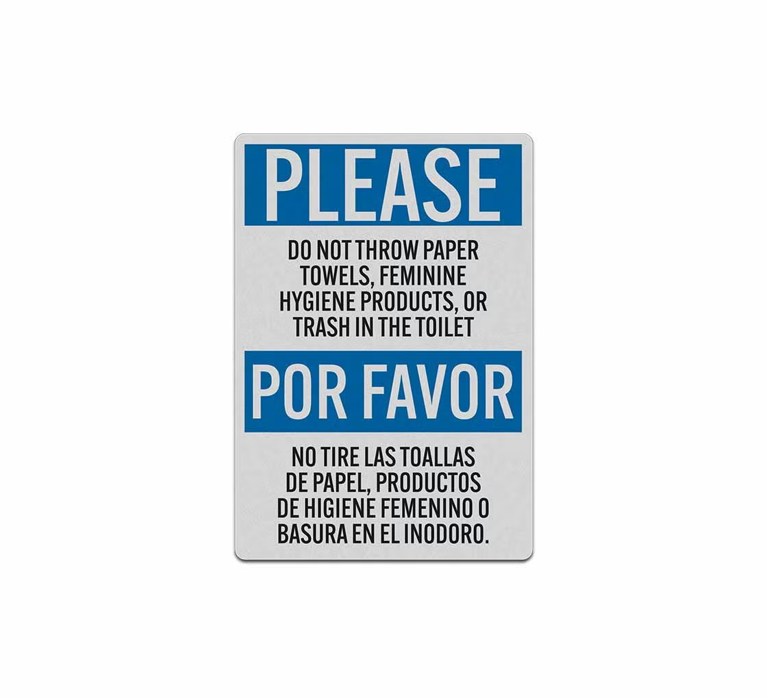 Restroom Signs Stickers 5" Men Women Unisex Handicap Accessible Bathroom Decals