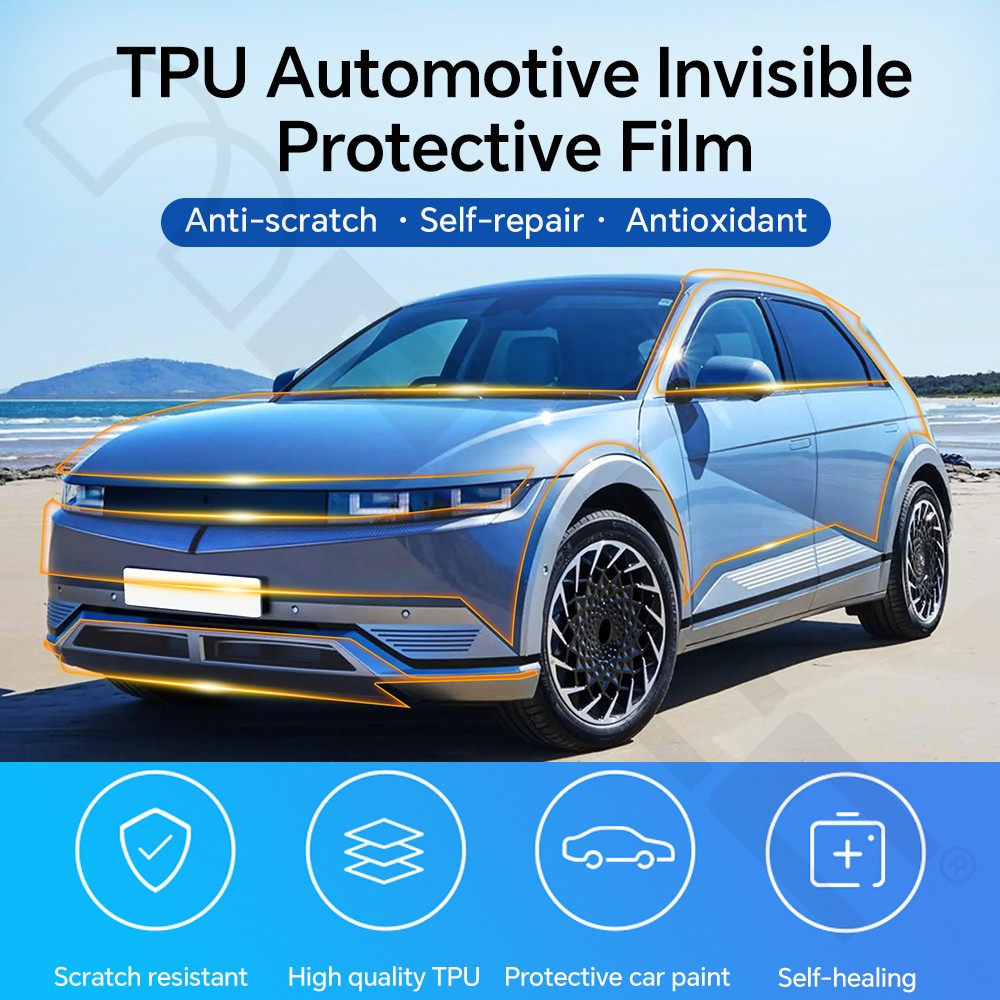 8.5Mil TPU PPF Paint Protection Film Pre-Cut Kit For Hyundai IONIQ 5 2022-2024