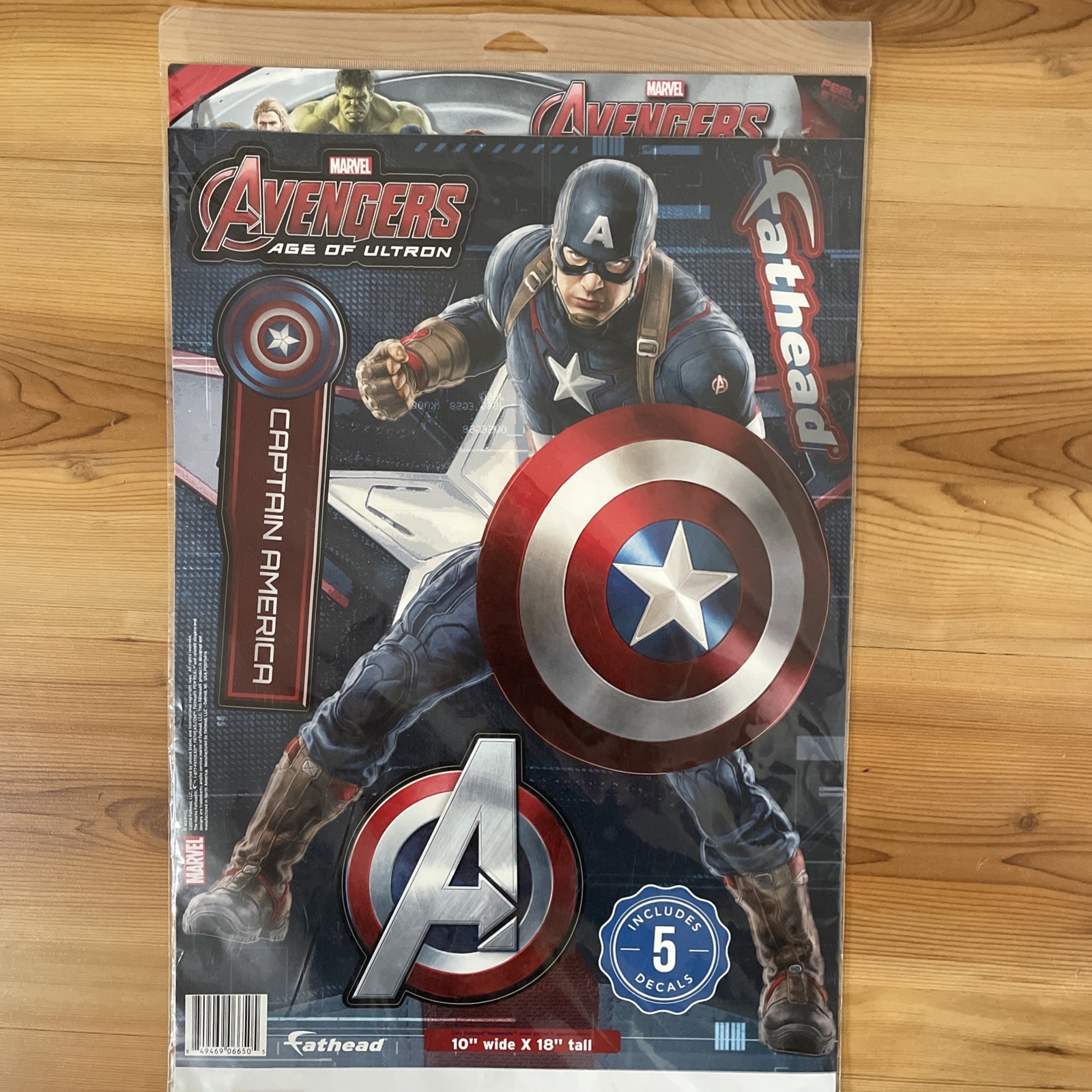 2014 Fathead Marvel Avengers Age of Ultron Captain America