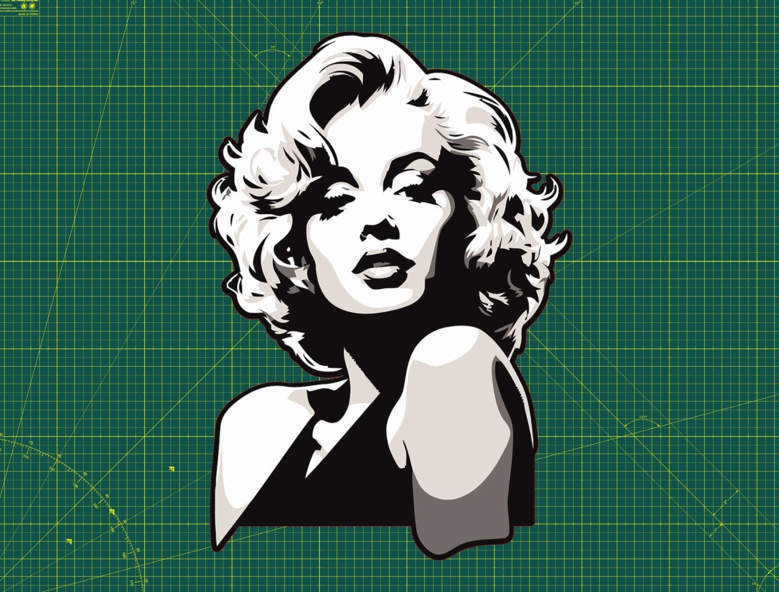 Marilyn Monroe Water Proof UV Safe Glossy Vinyl Decal / Sticker Multiple Sizes