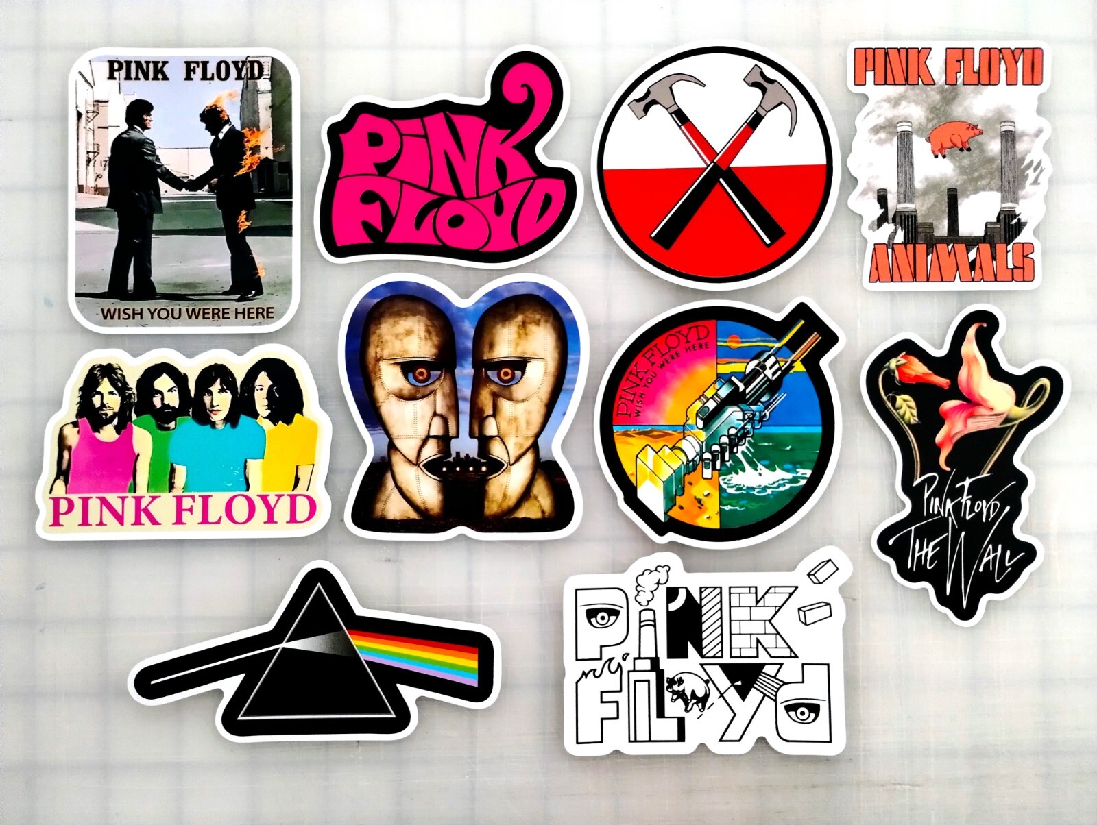 Sticker Pack (10 Vinyl Stickers) 70s Psychedelic Classic Melodic Rock Band