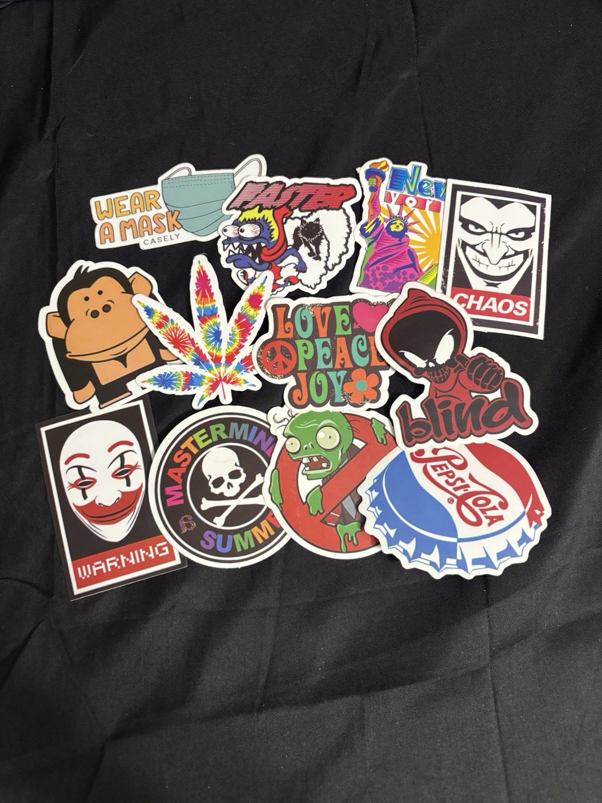 Stickers Casely Pop Culture Vinyl Stickers Assorted Designs Monkey Zombie