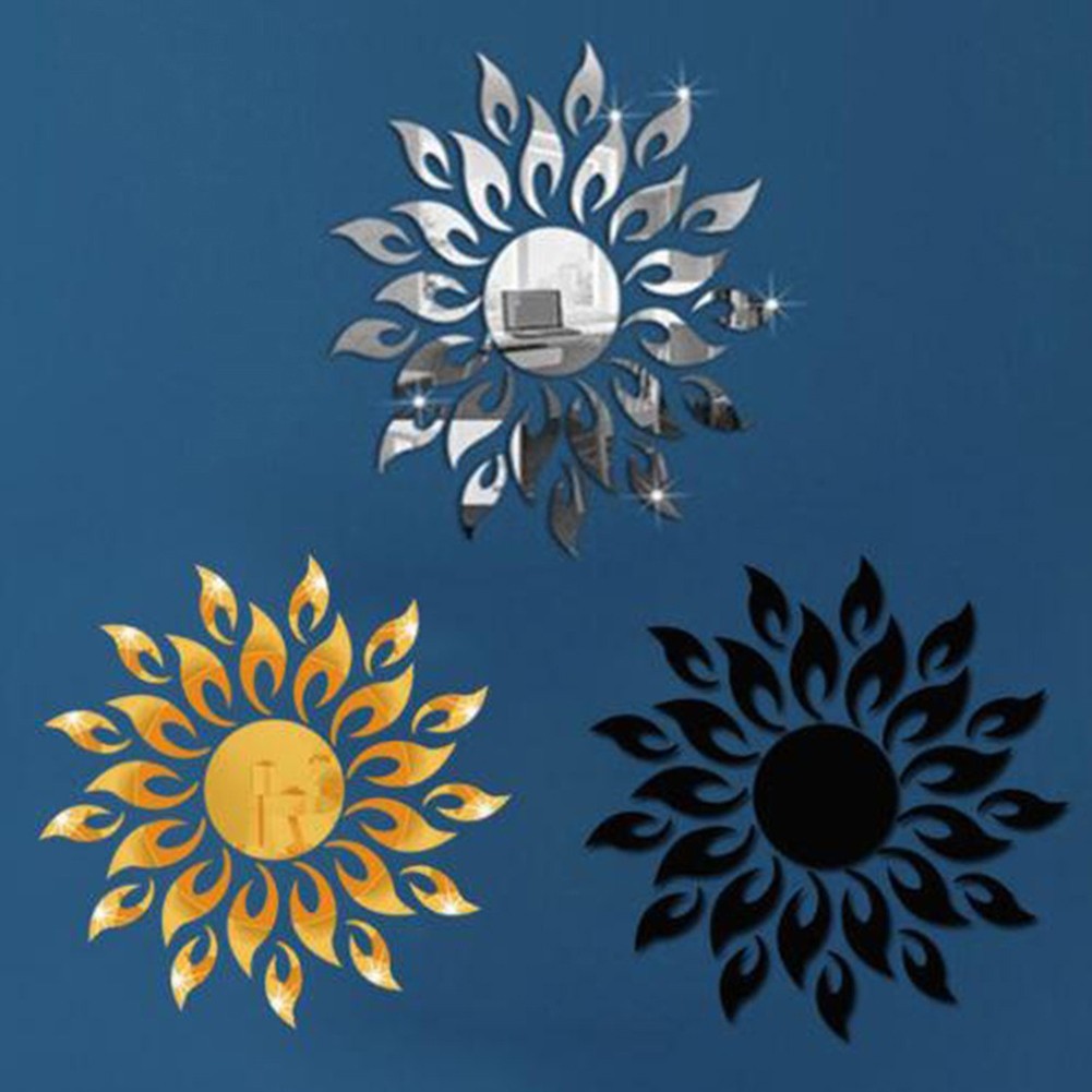 Mirror Easy To Apply And Remove Multiple S Mural Decal Visual Interest