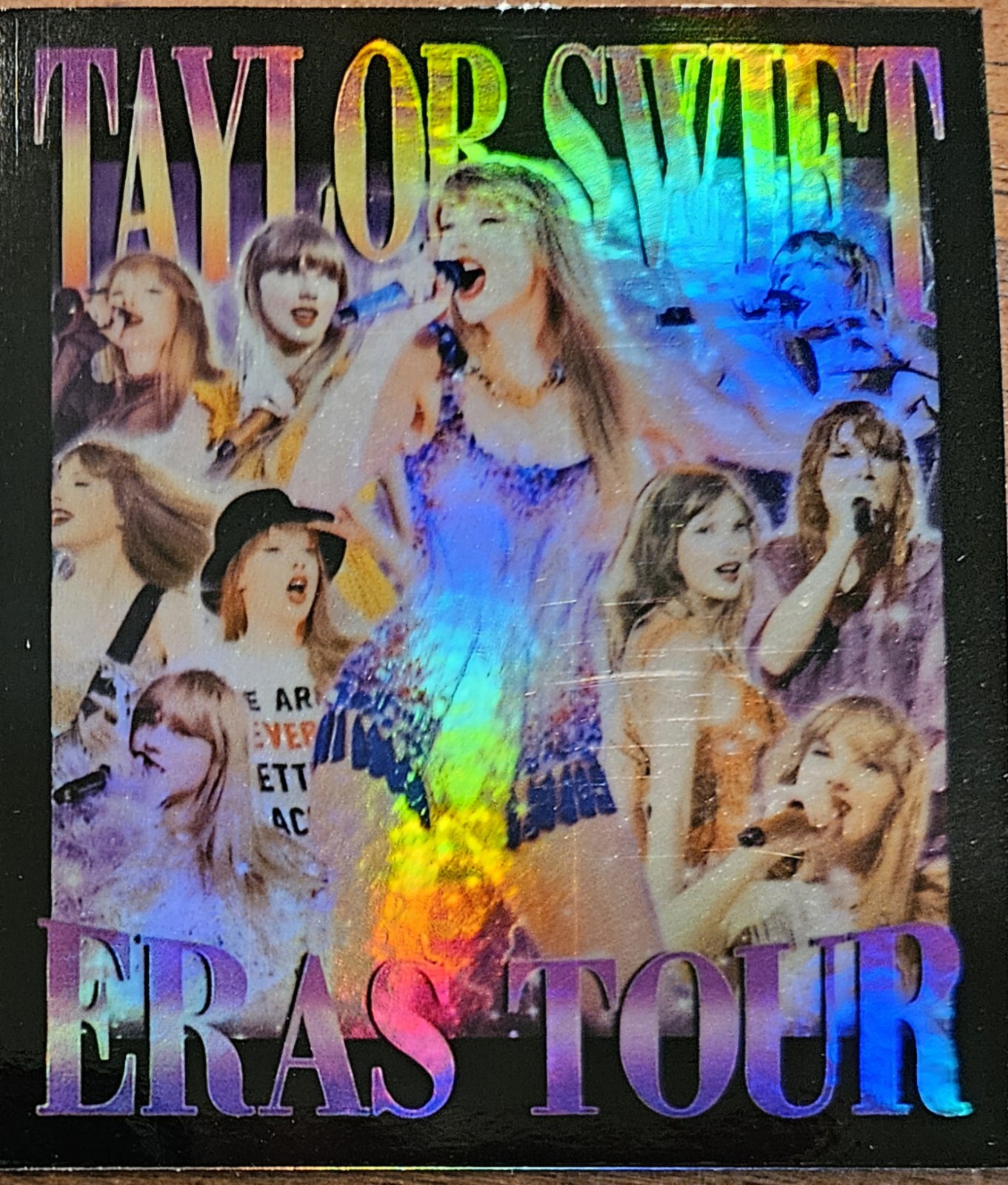 Taylor Swift Holographic Sticker Eras Tour 2.5"x3.5" Weatherproof