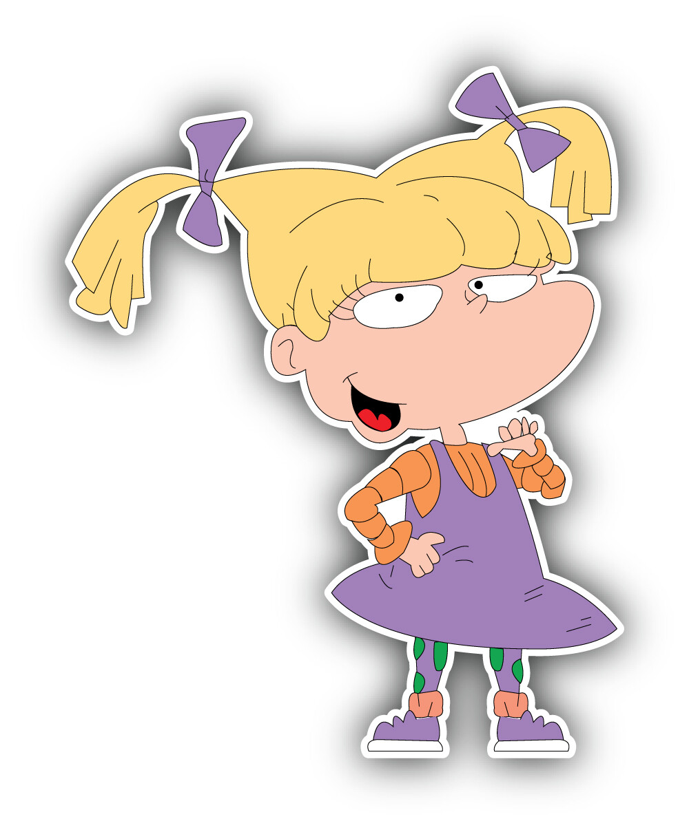 Rugrats Cartoon Sticker Bumper Decal – "SIZES"