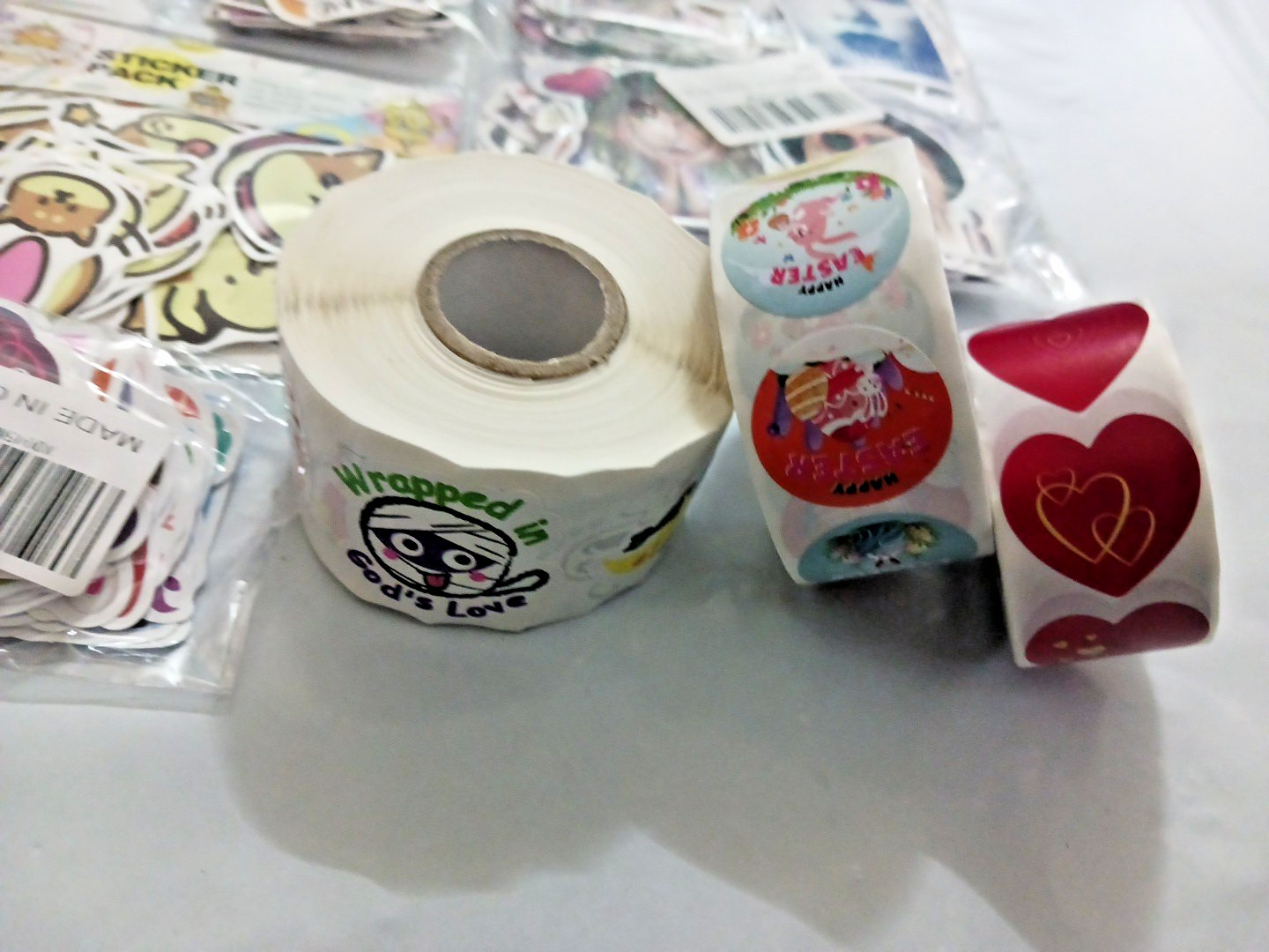 Sticker Lot. over 1000 stickers. spiderman, taylor S, animals, monsters, hearts