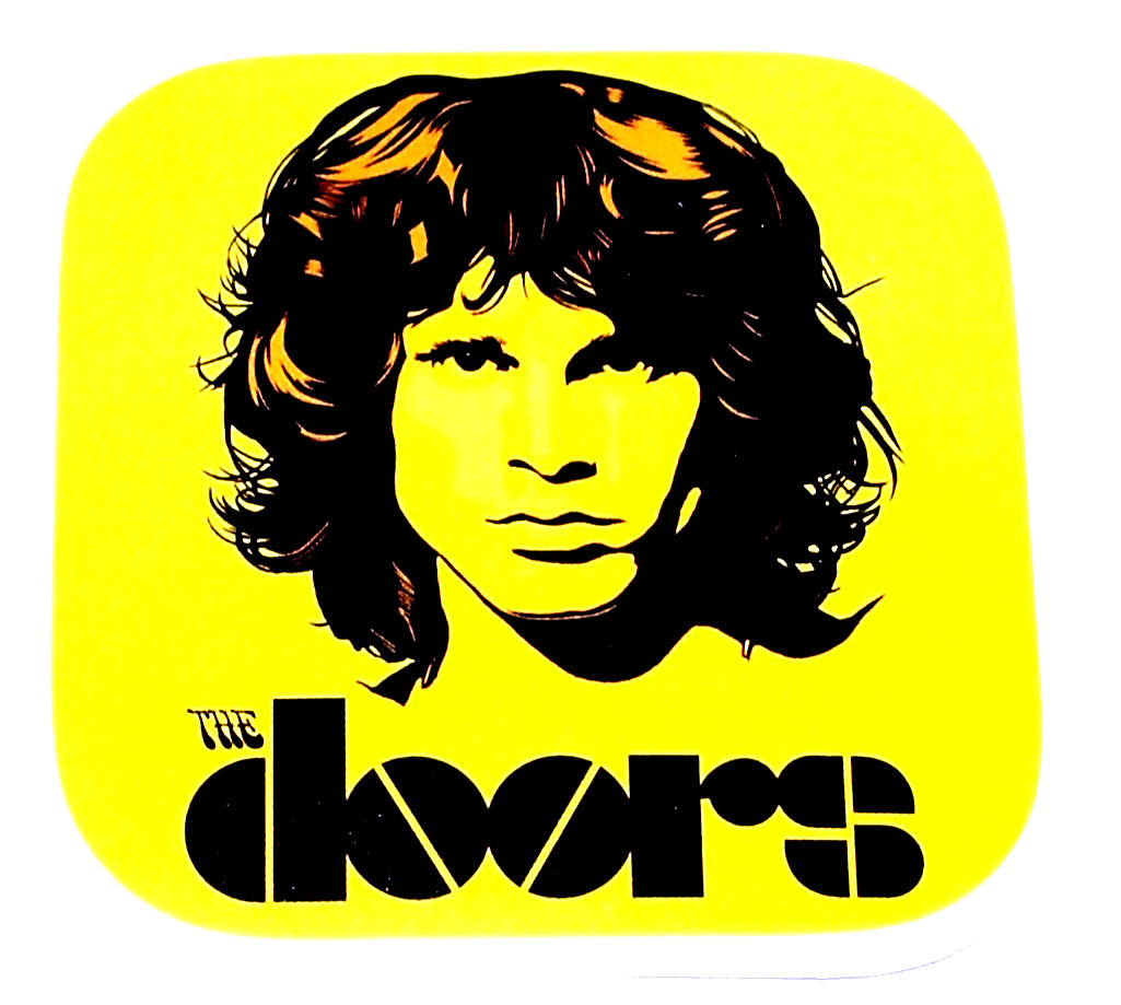 THE DOORS Logo Die Cut Sticker Decal Music Band Rock 60s Jim Morrison The Doors