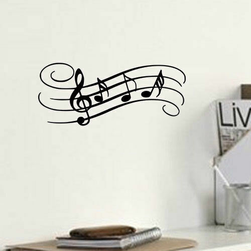Music Musical Notes Vinyl Decal for Home Car Window Wall Door Playroom Art decor