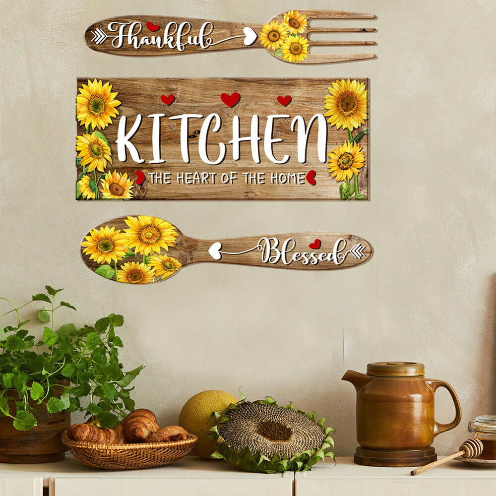 Restaurant Kitchen Wall Stickers DIY Home Decoration Stickers for Bedroom Study