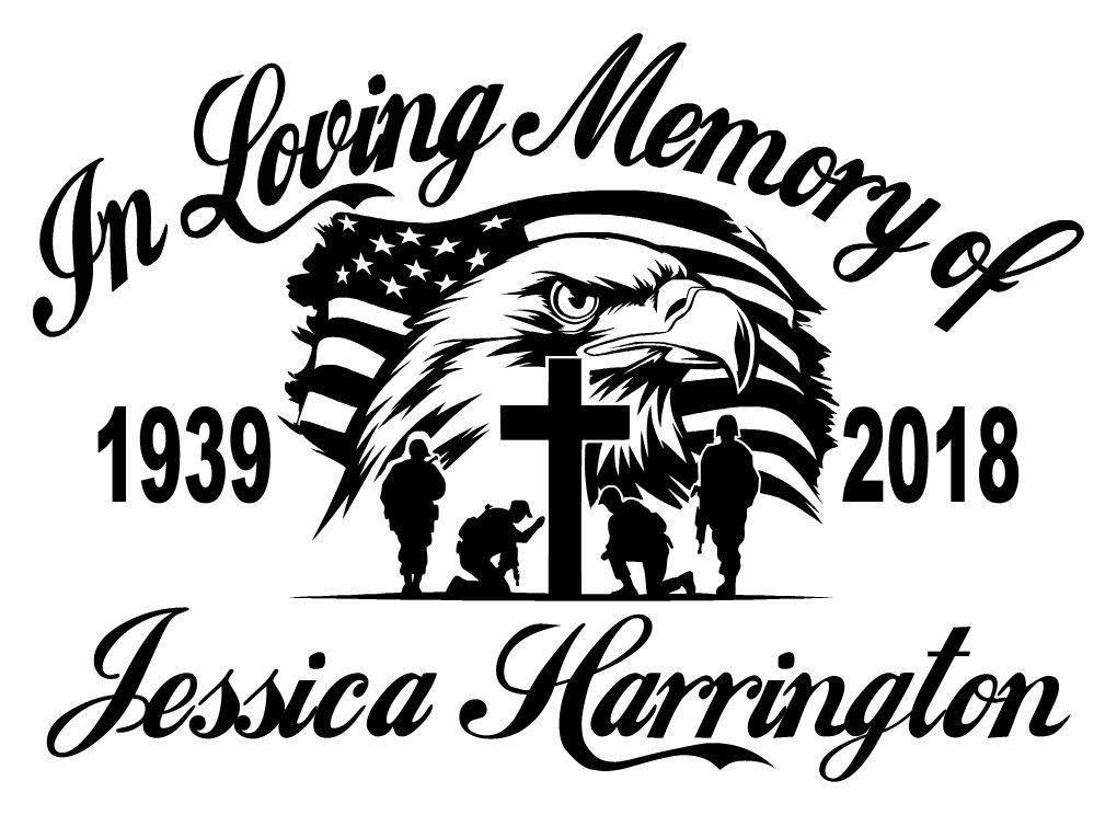 In Loving Memory Of – Military Armed Forces Sticker Decal Memorial Personalize 4
