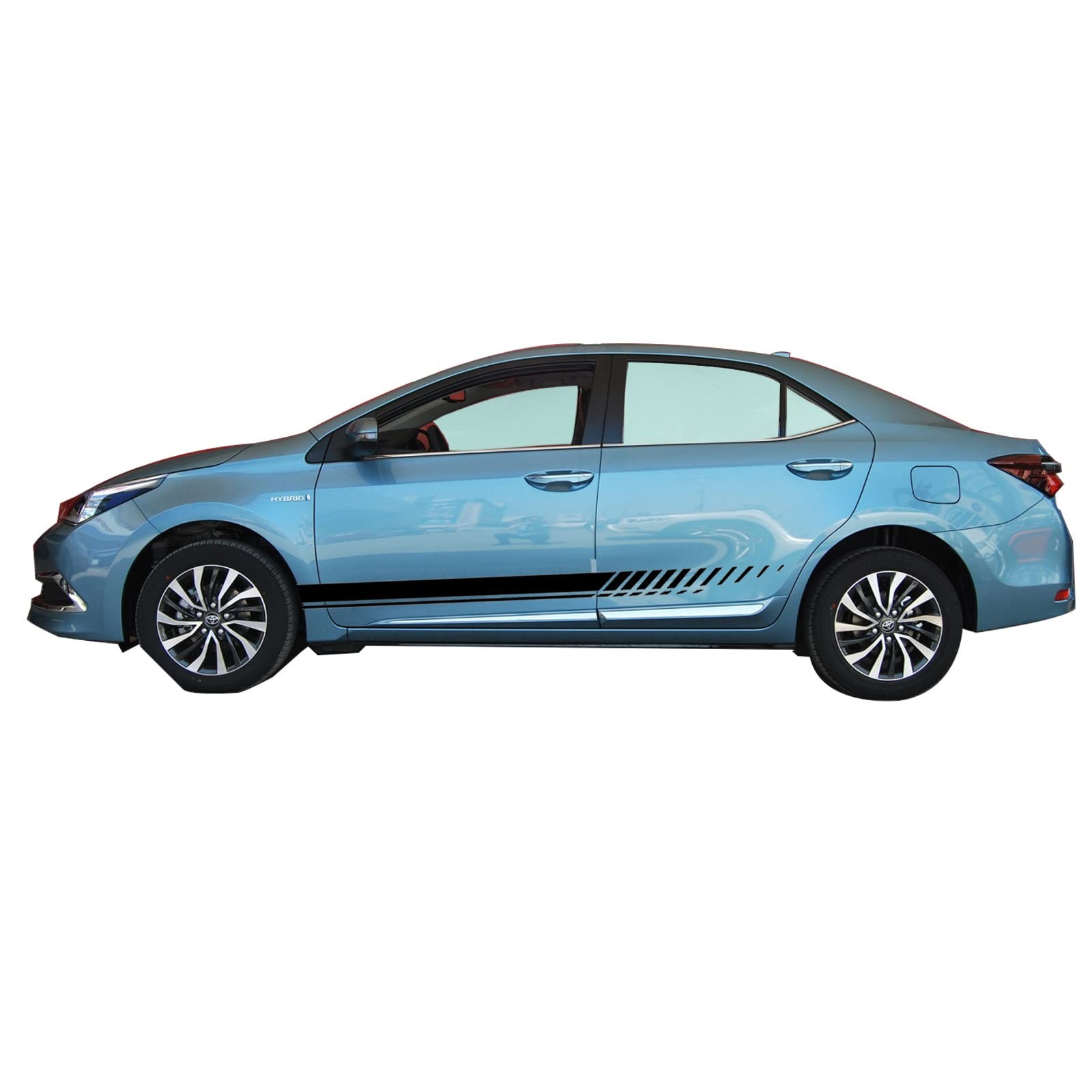 Universal Vinyl Side Body Car Decals Racing Stripes Sticker Stripe Graphics C…