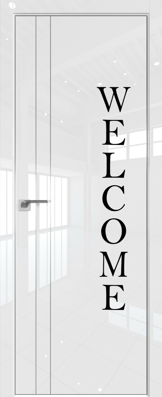 Welcome Vinyl Decal – Vertical Design – Home Decor – Die Cut Decal