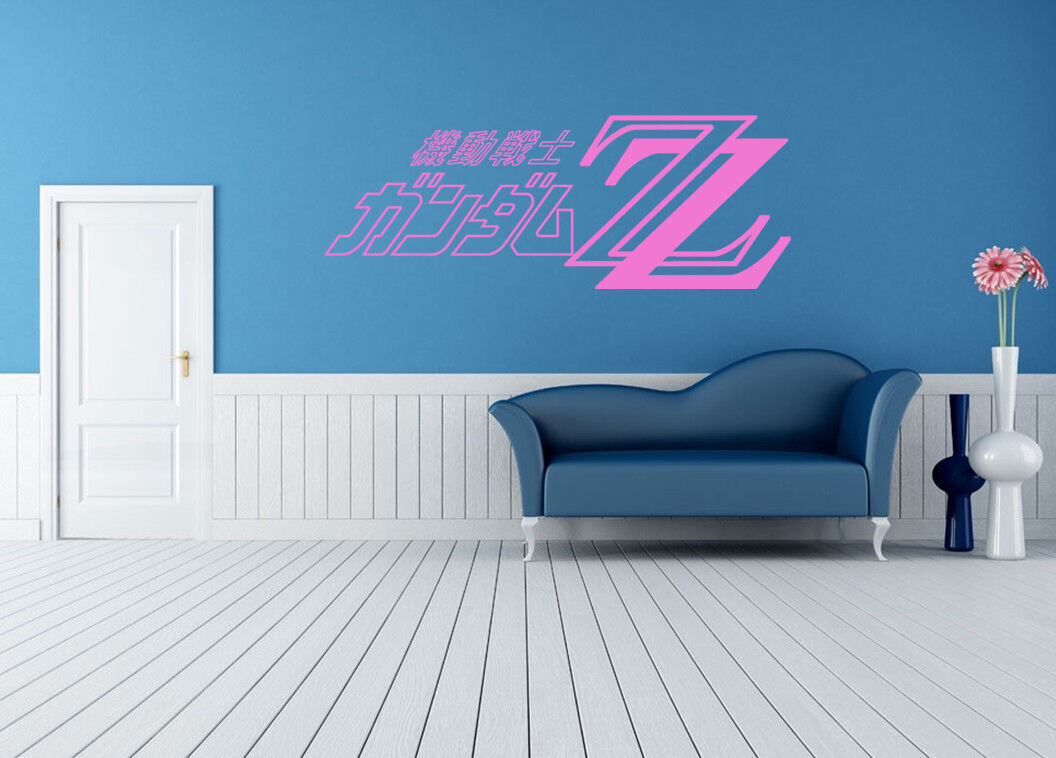 Mobile Suit Gundam ZZ Symbol Vinyl Decal Sticker for Home Decor Windows Wall
