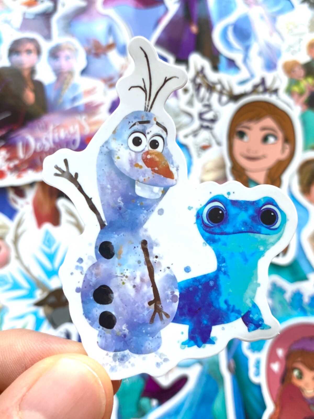 5-50 pcs Frozen Stickers, Cute Disney Princess Elsa Anna Olaf Laptop Decals