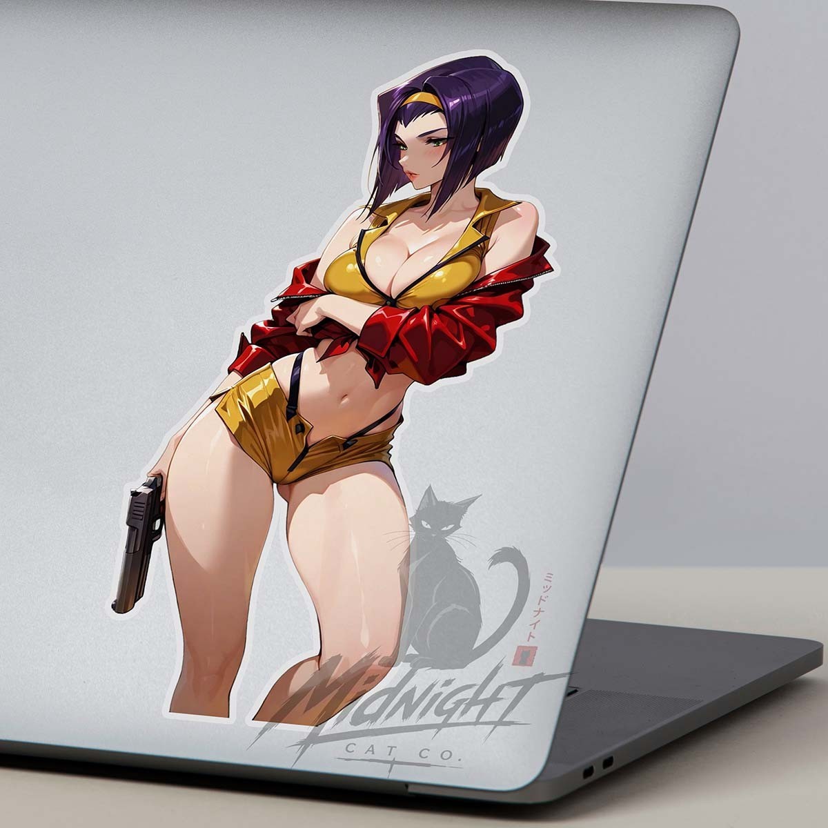 Waifu Faye Valentine 6in Vinyl Sticker Anime Manga Laptop | Skateboard Car |