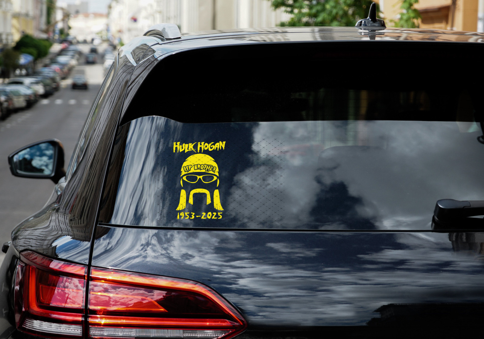 Hulk Hogan RIP 1953-2025 Decal Wrestling Logo Die Cut Vinyl Decal Sticker Car