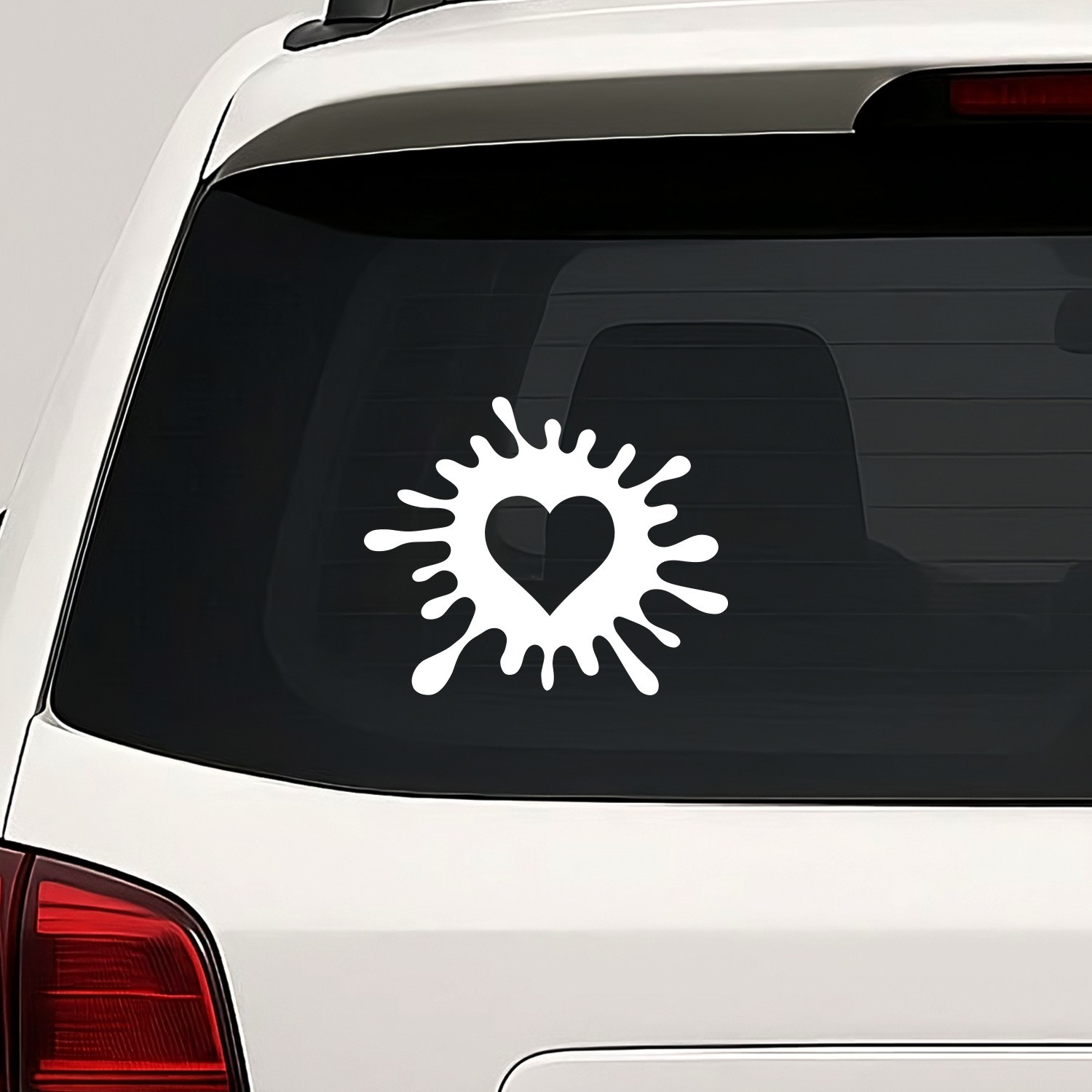Paint Splash Heart Vinyl Die Cut Decal Sticker – Love Ink Blood Splatter