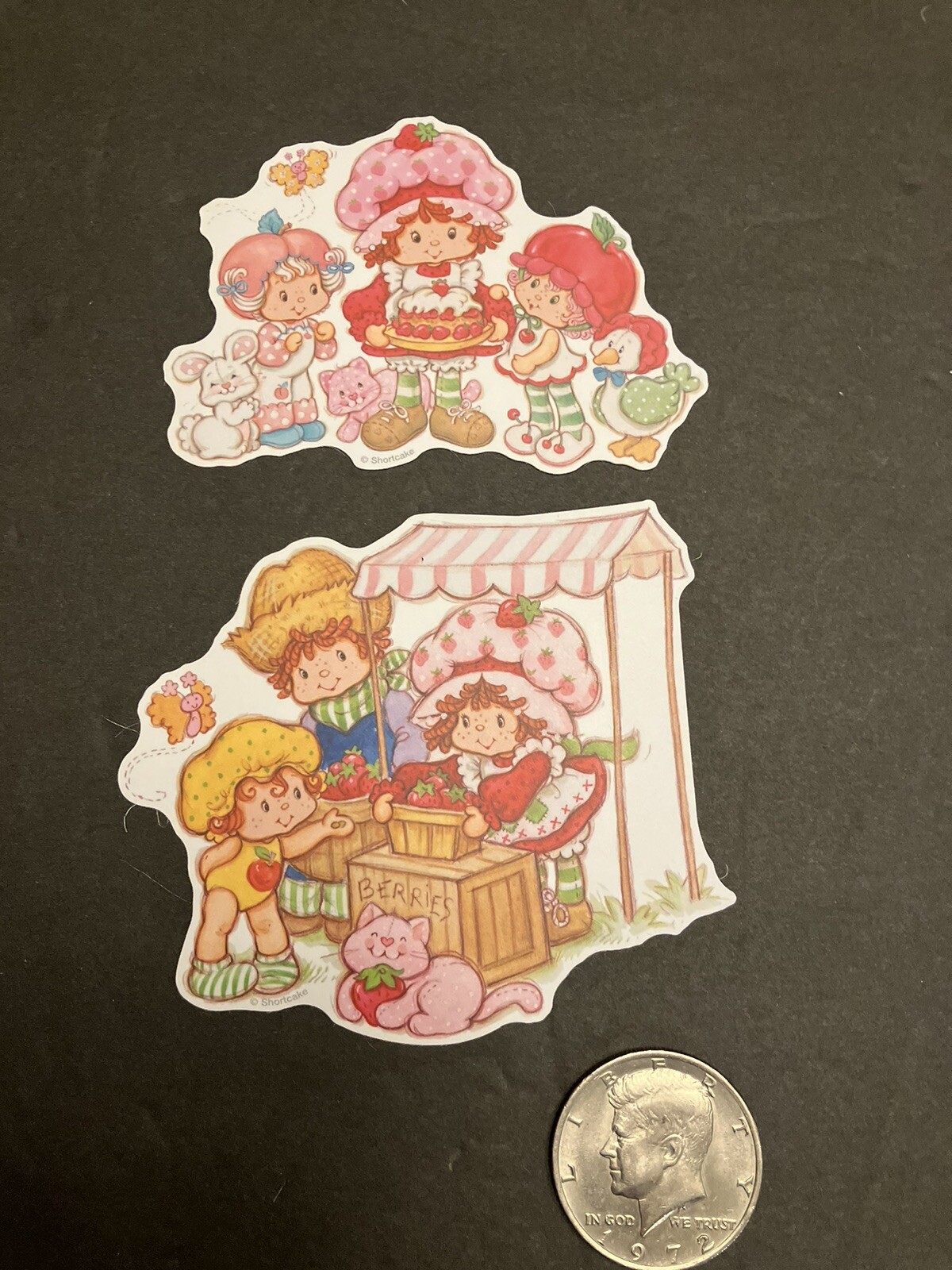 Strawberry Shortcake Matte Retro Vintage Design Stickers Pack Of 40 New