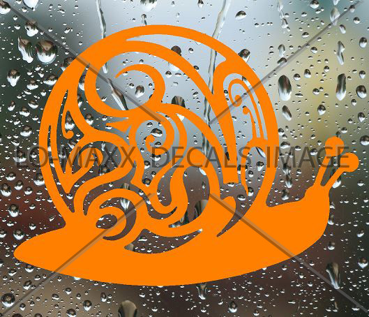 Fancy Snail Unique Creative Decorative Design High Quality Die Cut Vinyl Decal