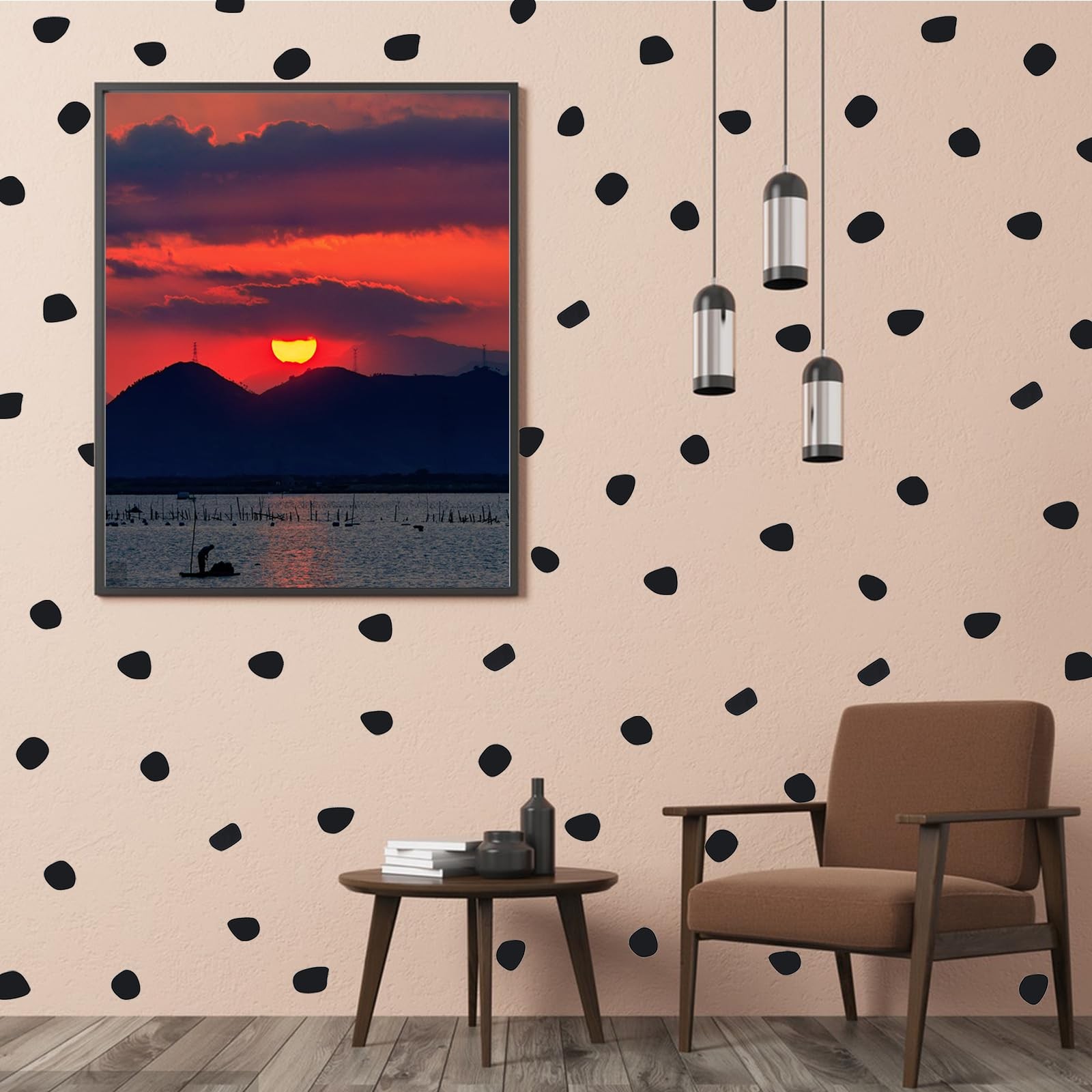 Wall Stickers Polka Dot Removable Vinyl Decals Nursery Kids Room Decor