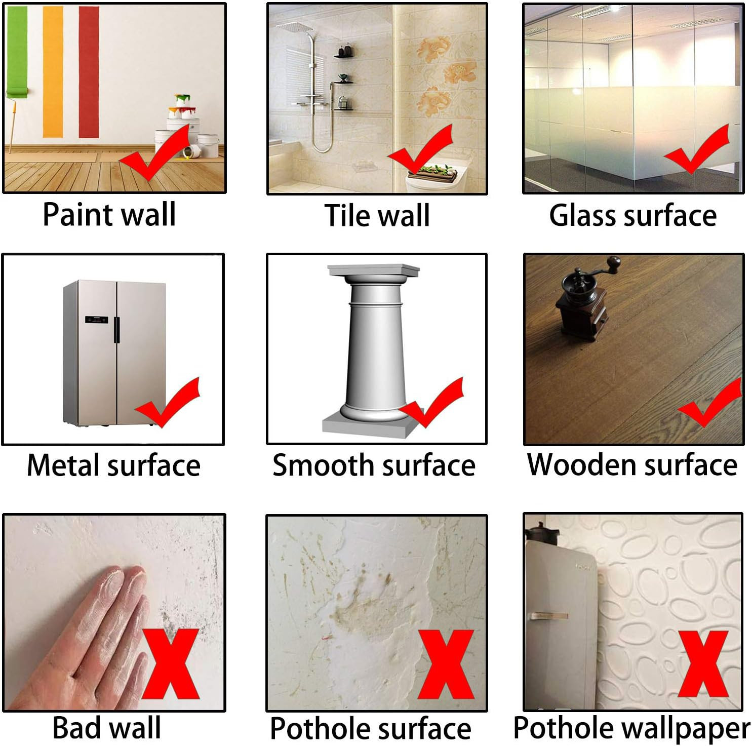 6PCS 3D Cat Wall Stickers Removable Vinyl Art Murals