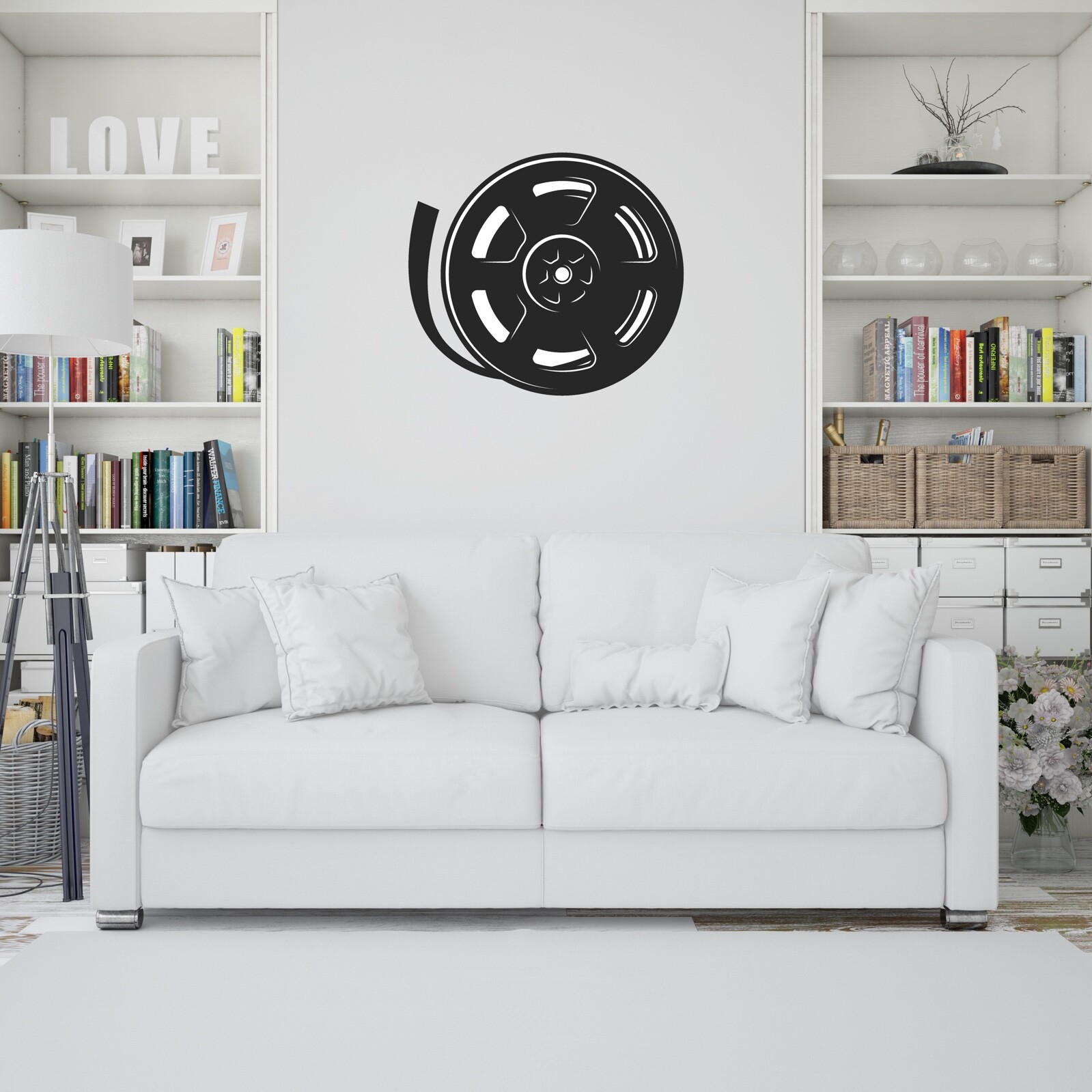 Cinema Film Sticker Vinyl Decal Wall Reel Film Real Movie Decor Car Living Room