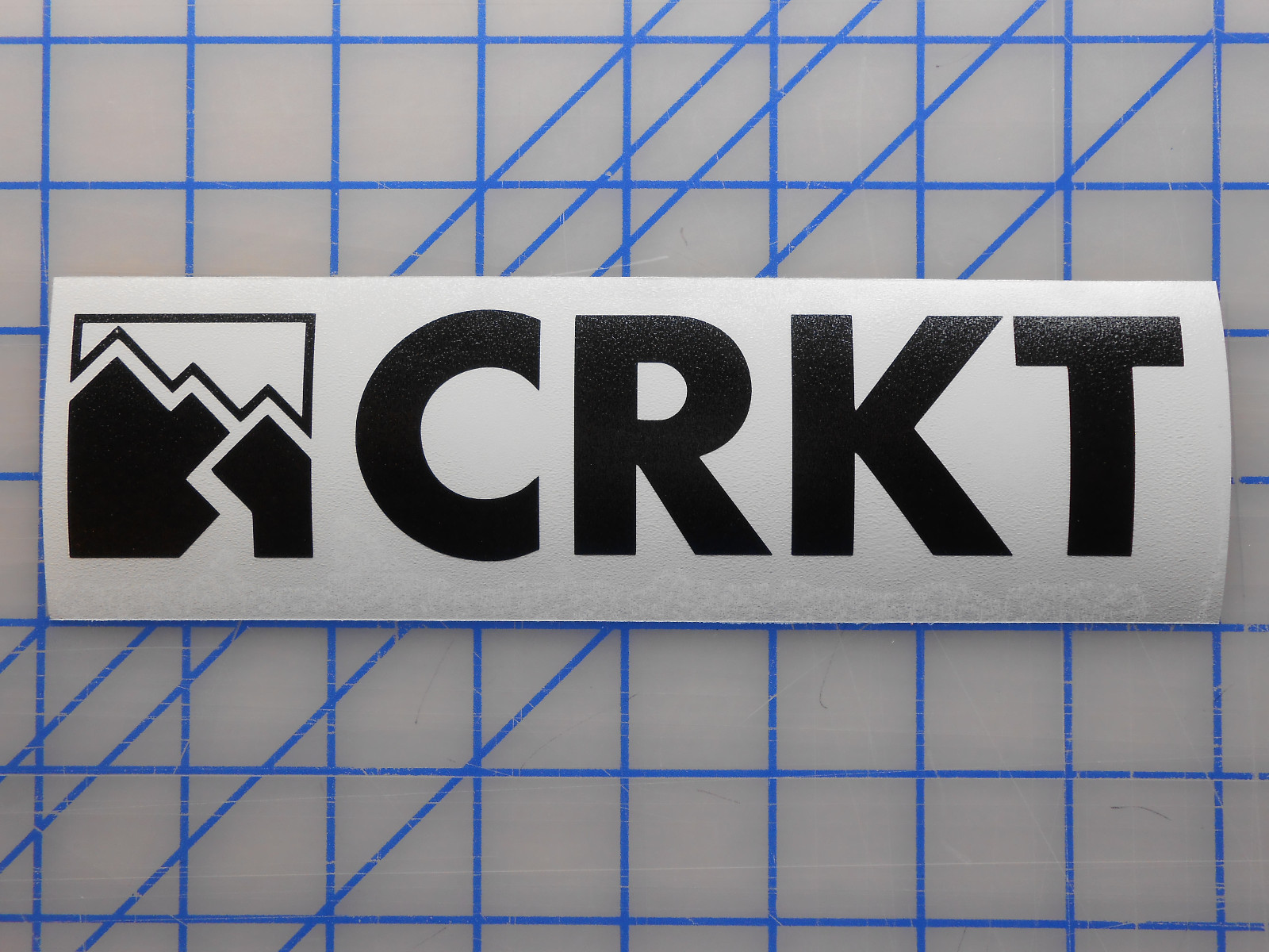 CRKT Decal Sticker 5.5" 7.5" 11" Knife M16 Drifter Ripple Minimalist Hissatsu