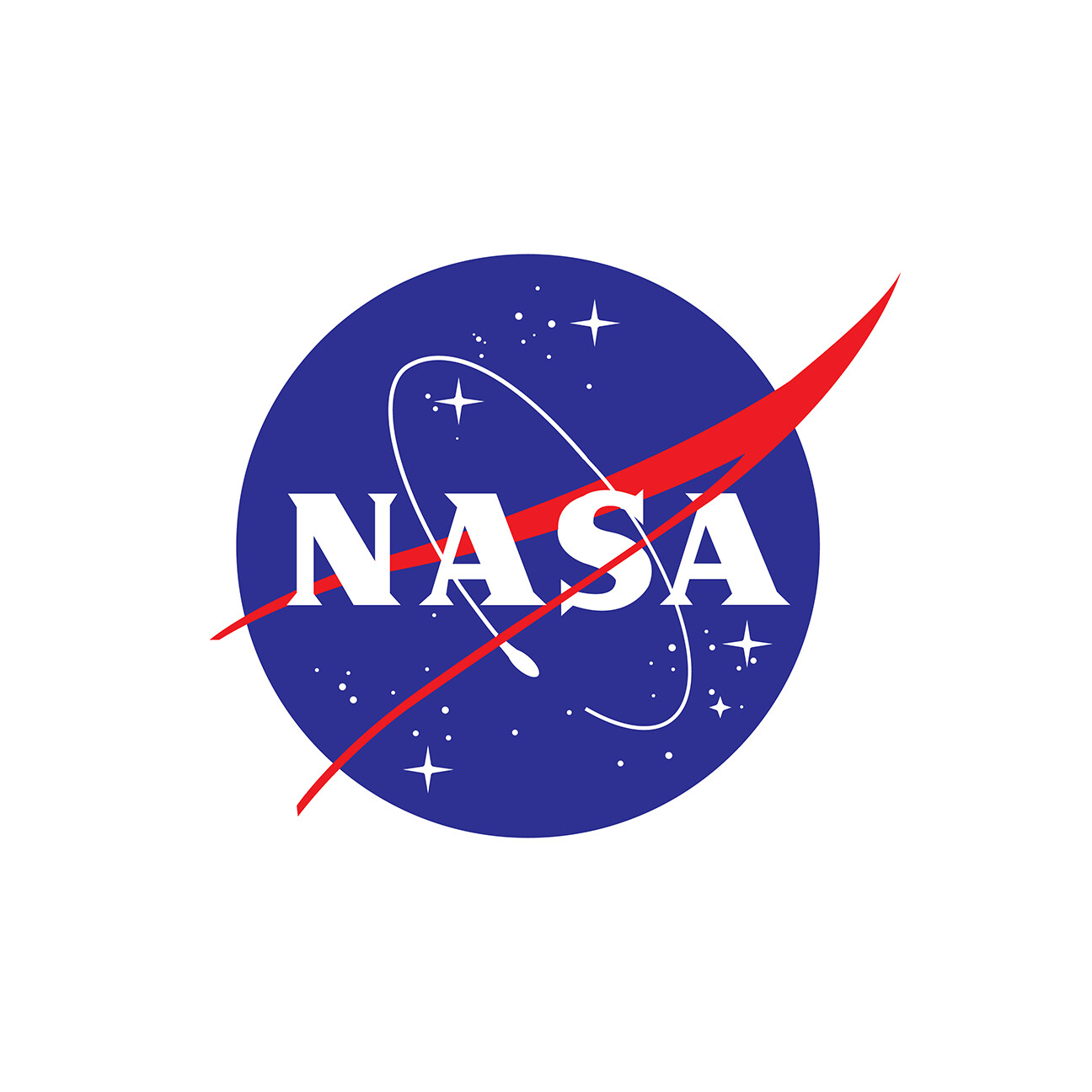 NASA Logo Vinyl Decal – 3.5" tall – Indoor/Outdoor – Peel and Stick