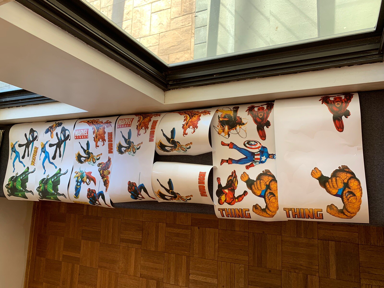 Marvel Superheroes Avengers Wall Decals—SEE Pics & Description—BRAND NEW!