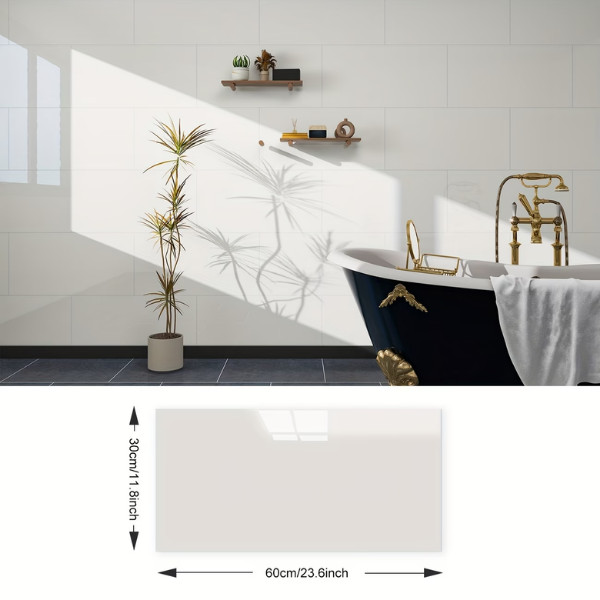 Wall Panels 20PCS Marble Wall Stickers Waterproof Peel & Stick PVC Tiles.