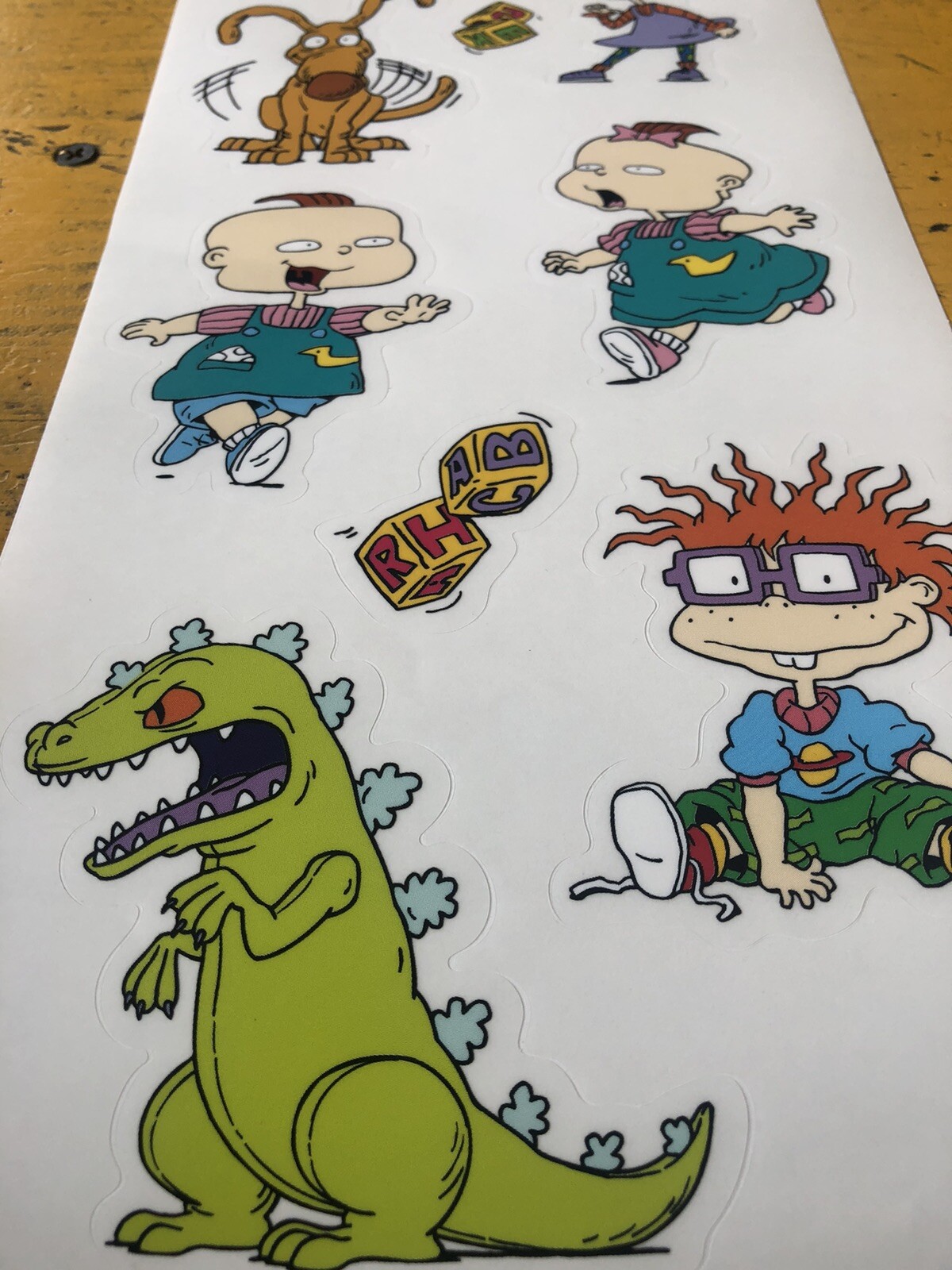 Rugrats Wall Decals Sheet Of 10 Stickers