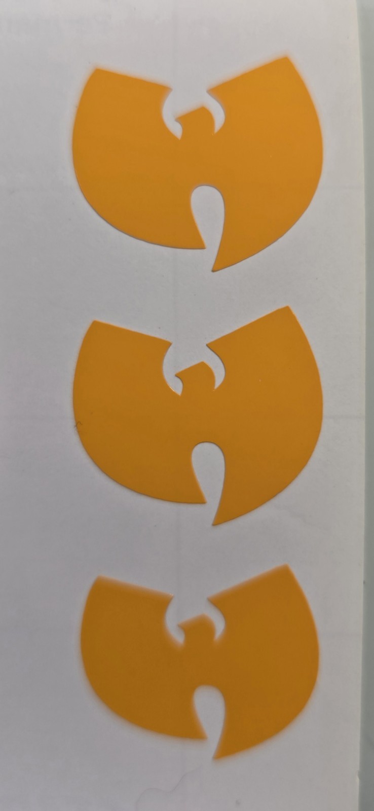 3 Wu-Tang Street Wear Vinyl Decals Sticker Set – Phones Cups Laptops Car