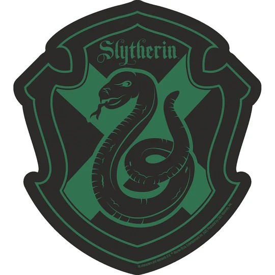 Stickers – C&D Visionary – Harry Potter Slytherin Logo Crest 4.6"x5.1" NEW Movie