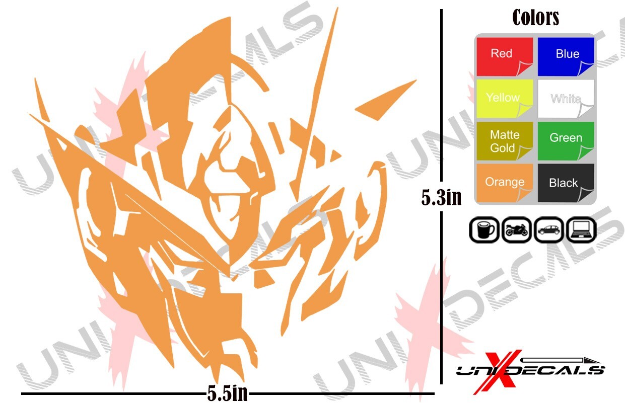 Gundam Cut Out Vinyl Sticker