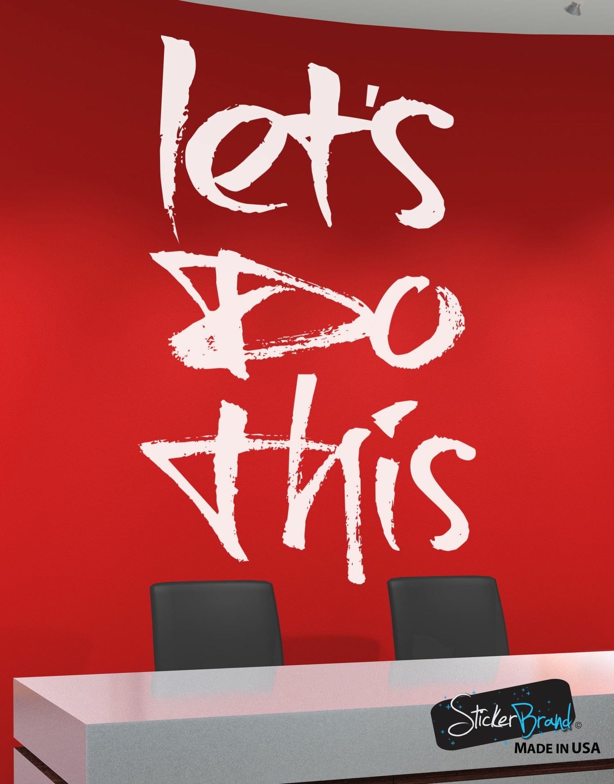 Let’s Do This Motivational Quote Vinyl Wall Decal Sticker #6060