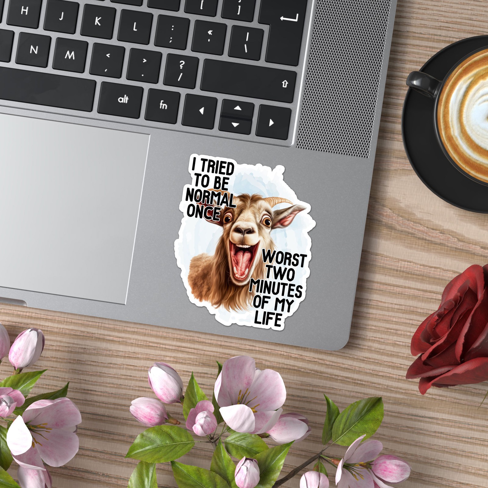 Tried To Be Normal – Vinyl Decal Sticker – Car Window Laptop – ebn12012