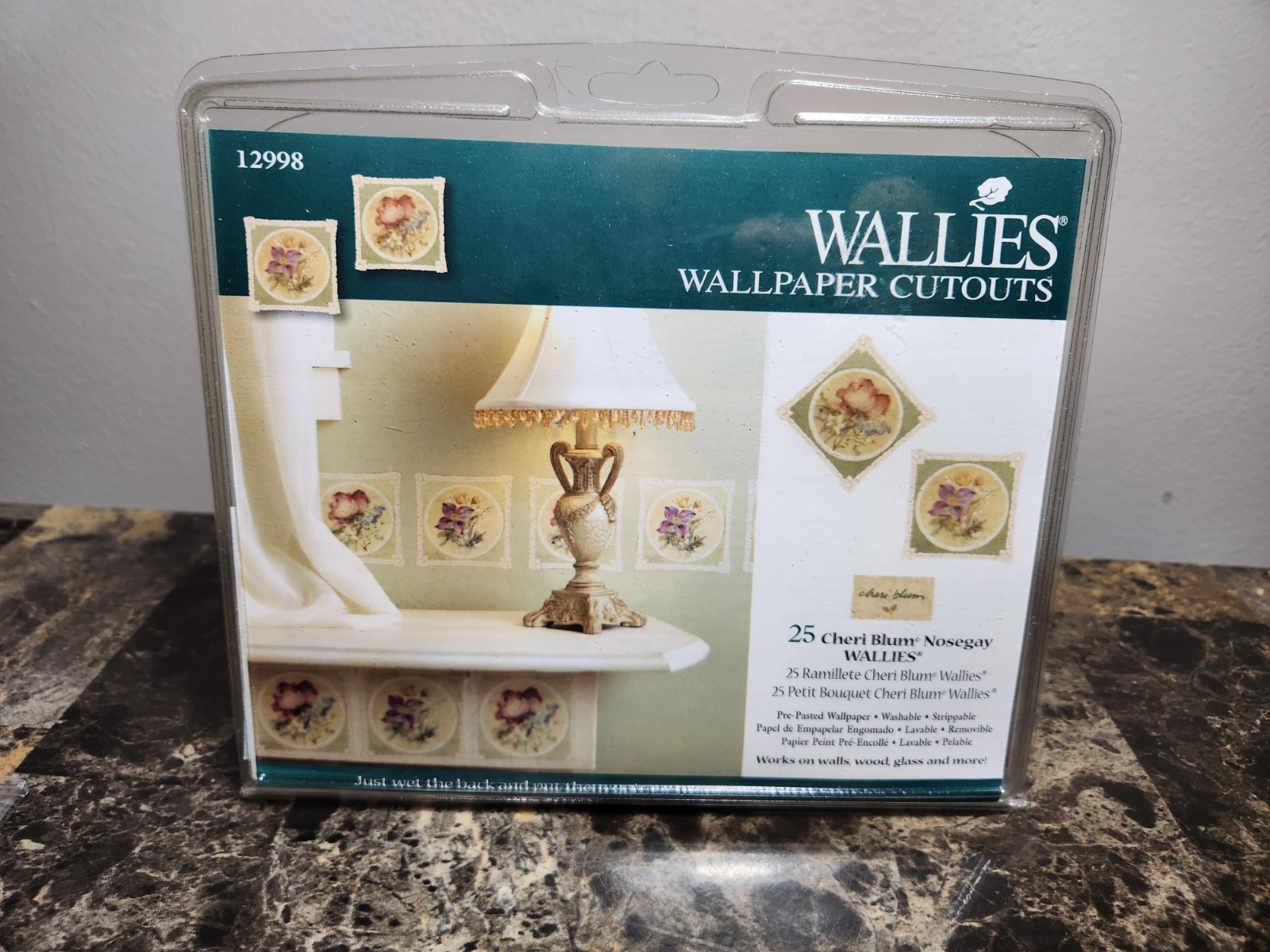 Wallies Wallpaper Cutouts 25 Cheri Blum Nosegay Wallies Floral Designs 12998