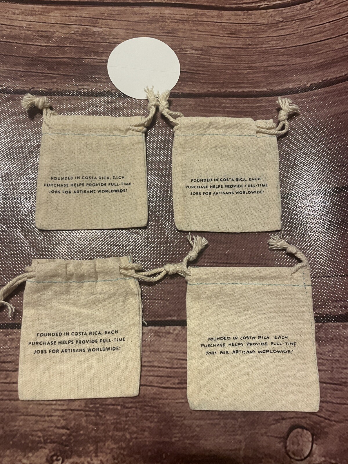 Pura Vida Empty Drawstring Bags and Decal Vinyl Sticker