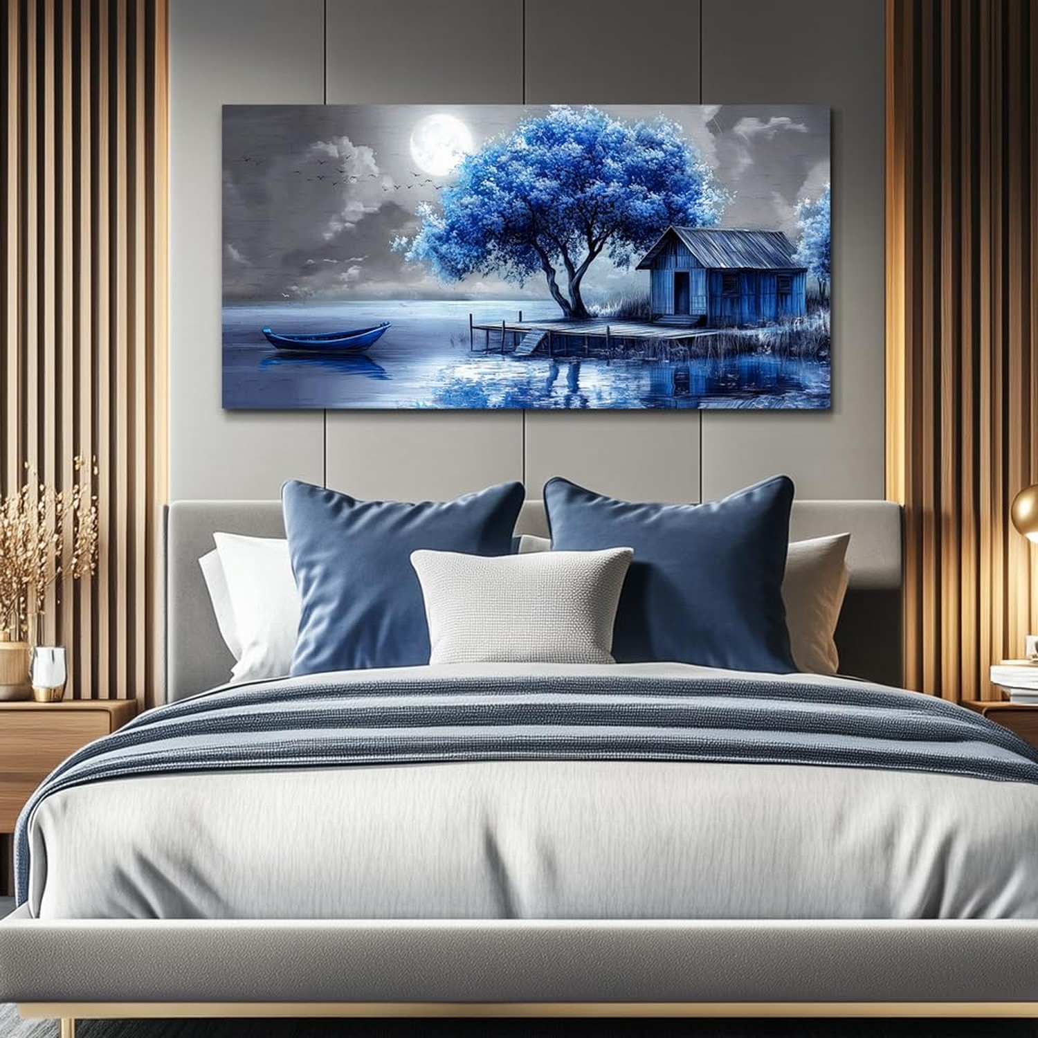 QIYILEXWART Large Wall Decor For Living Room Canvas Wall Art For Office Moder…