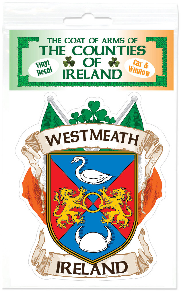 County Westmeath Ireland Irish Decal Sticker