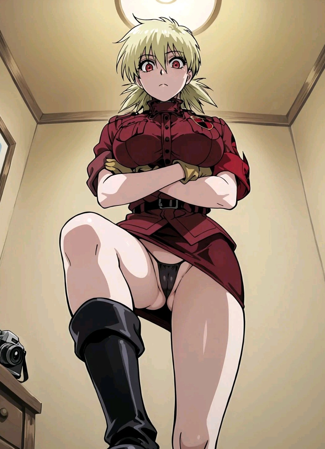 Seras Victoria Nsf Sticker. 3"x4" Glossy Vinyl Print