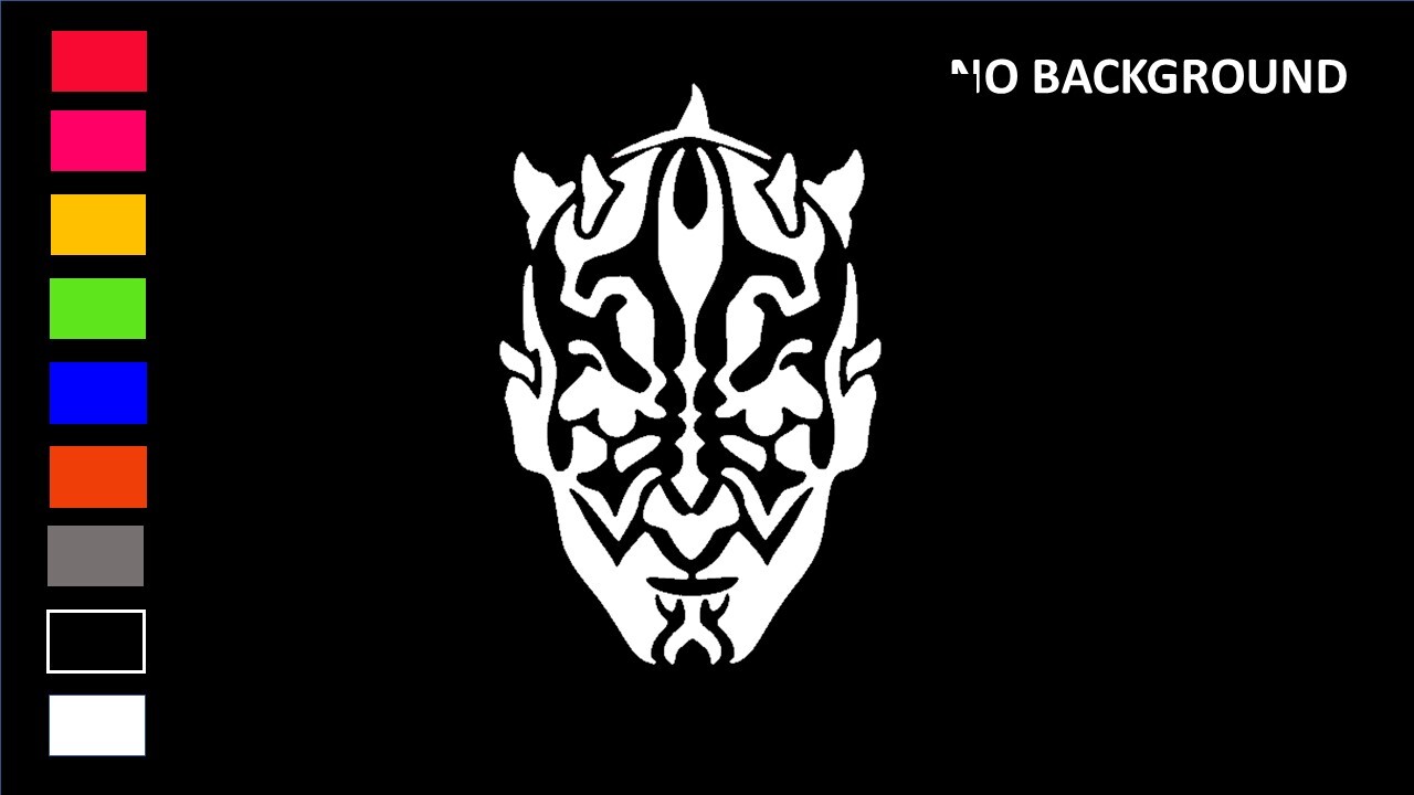 DARTH MAUL, MAUL, SITH, STAR WARS Decal Stickers for Cars, Windows, Laptop
