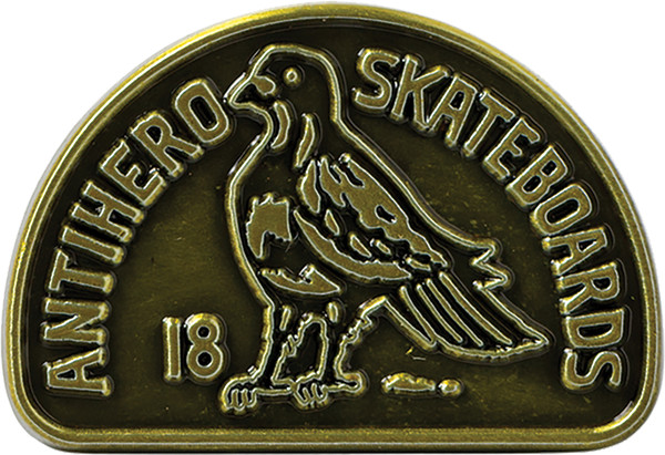 ANTI HERO CLUBHOUSE LAPEL PIN ANTIQUE BRONZE