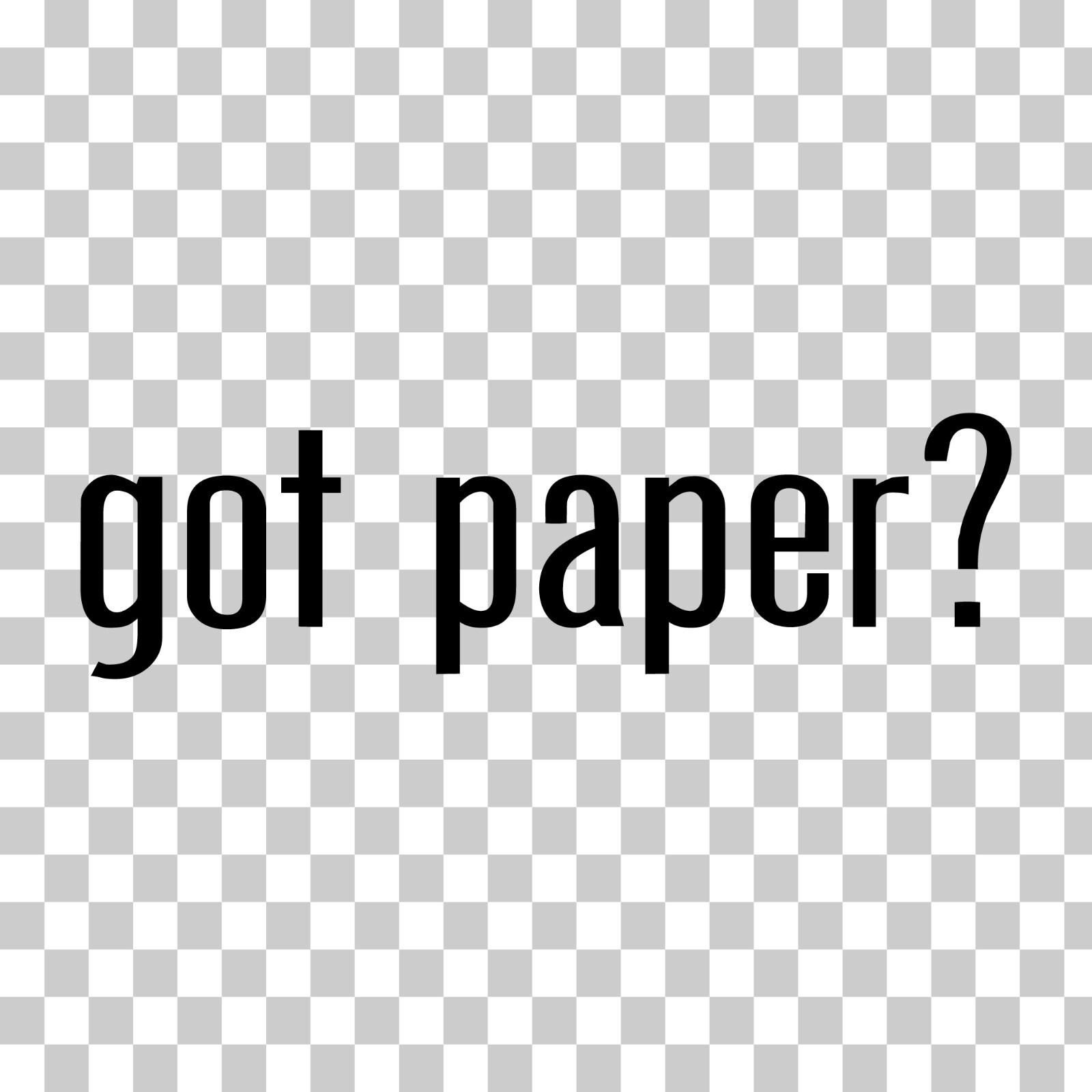 Got Paper? Custom Vinyl Sticker / Decal Art Draw Sketch Craft Copy Print