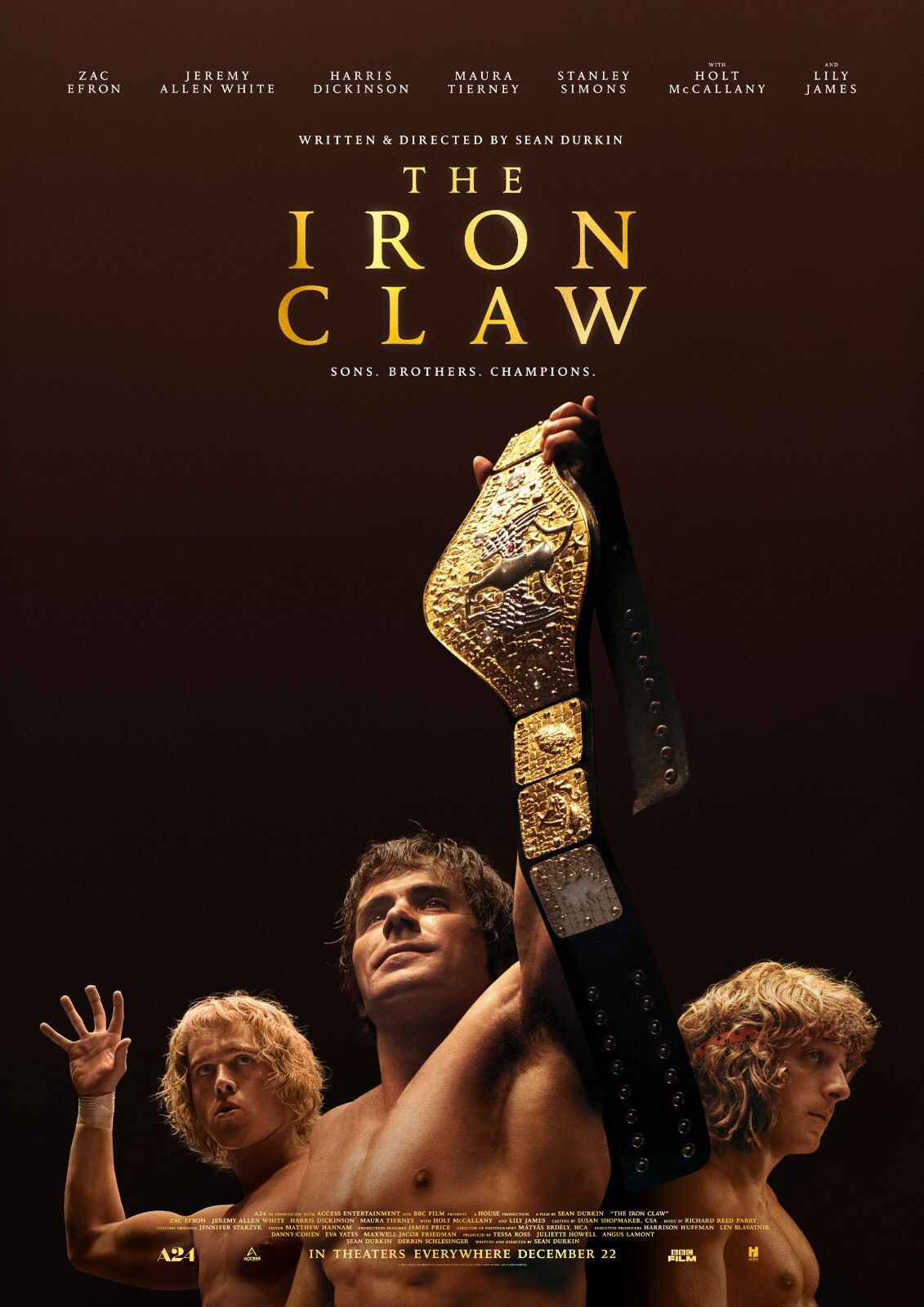 The Iron Claw Poster Movie 2024
