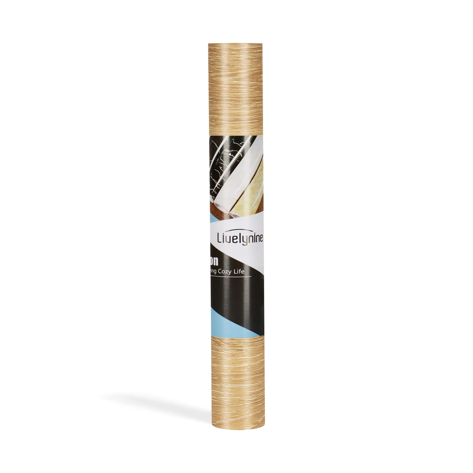 Oak Wood Paper Peel and Stick Thick Wood Paper for Countertops Desk Kitchen C…
